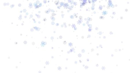 Снежинка на прозрачном фоне