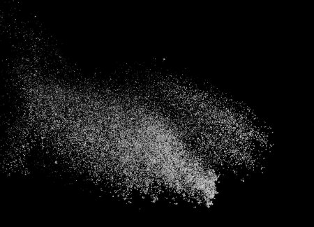 Брызги снега