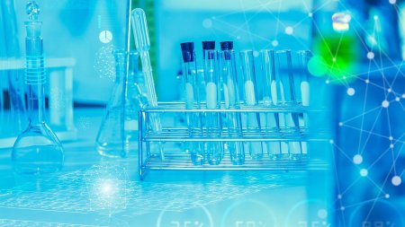 Фон лаборатории