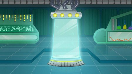 Фон лаборатории мультяшной