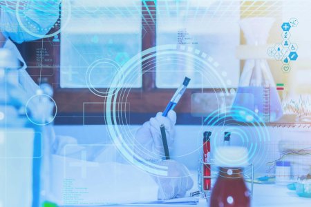 Фон лаборатории