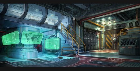 АМОНГАС корабль внутри