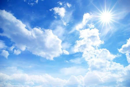 Фон неба с облаками