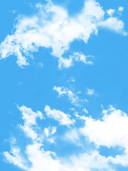 Облака голубое небо