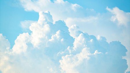 Фон небо с облаками детский