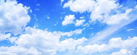 Красивое голубое небо