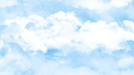 Облака акварелью