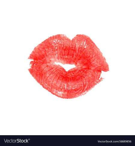 Губы на прозрачном фоне