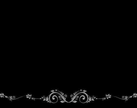 Черный фон с узорами