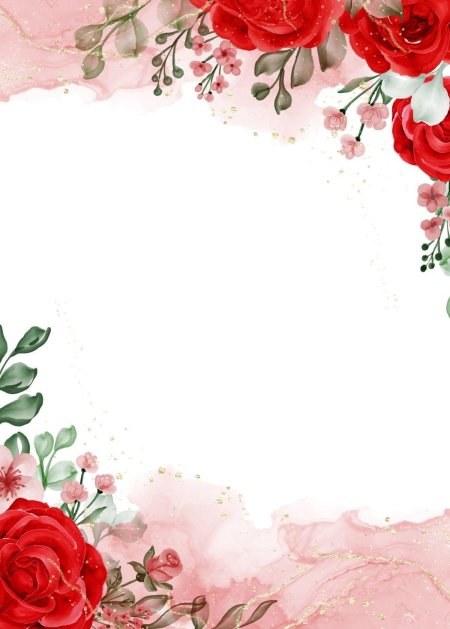 Рамка цветочная