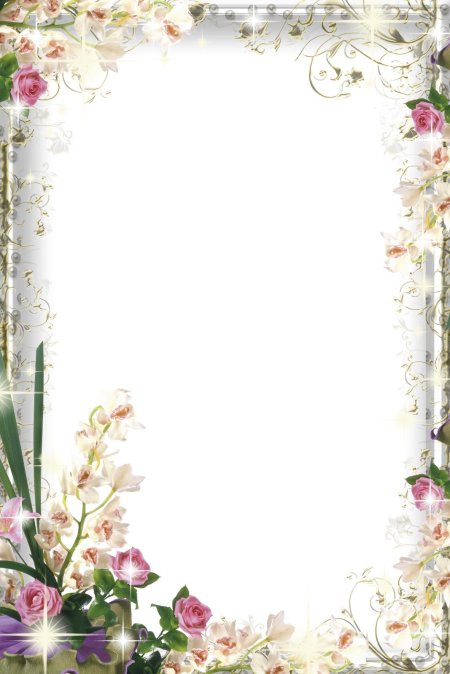 Красивая Цветочная рамка