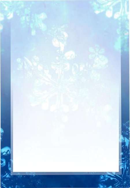 Зимняя рамка вертикальная