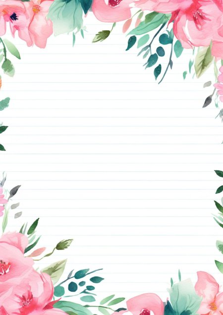 Красивые листы для письма