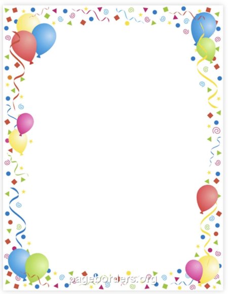 Рамка детская шарики