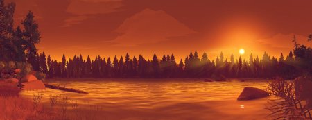 Фон Firewatch 4k
