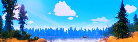 Шапка для канала природа