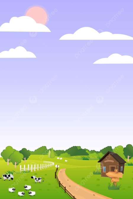 Фон деревня для детей