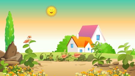 Домик на полянке