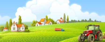 Фон для баннера фермеров