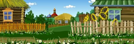 Домик в деревне для детей