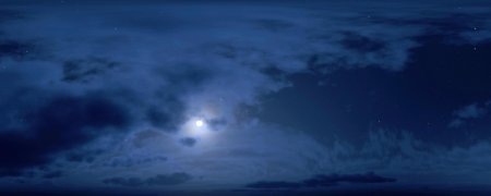 Ночное небо панорама
