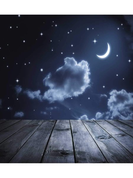 Ньюборн Луна и звезды