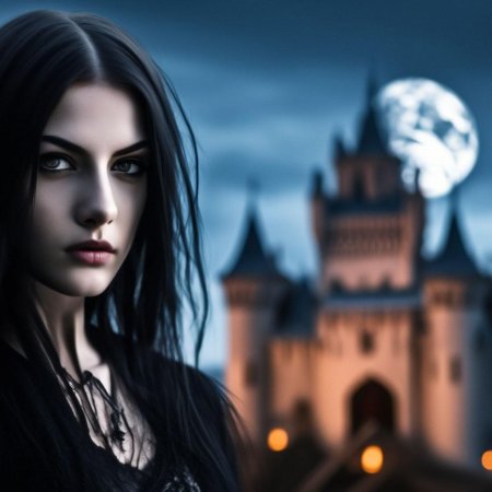 Готика девушка