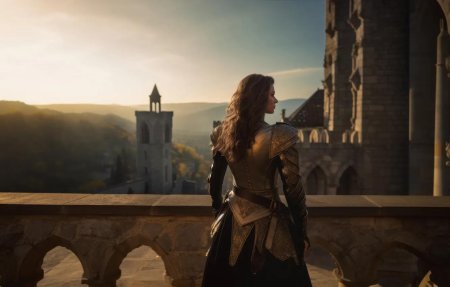 Девушка рыцарей