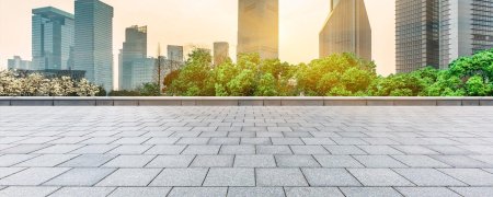 Тротуар в городе