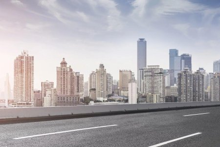 Фон дорога город