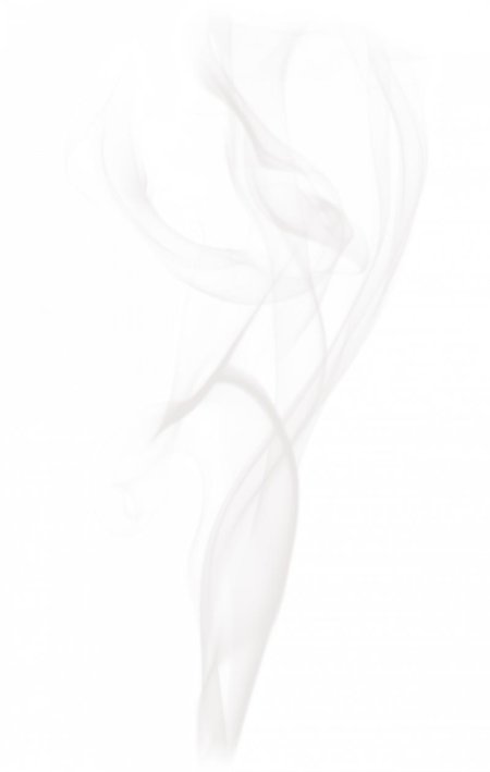 Белый пар на прозрачном фоне