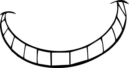 Чеширский кот улыбка