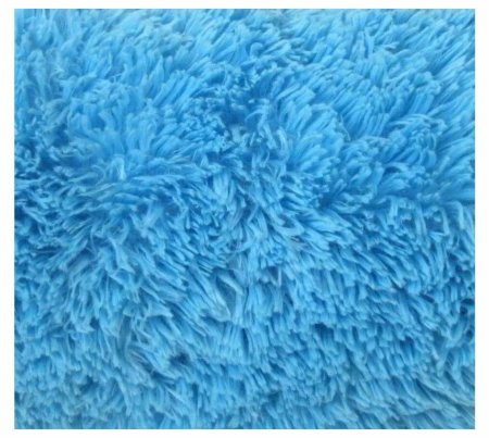 Плед пушистый голубой