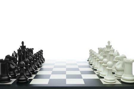 Шахматная доска в перспективе