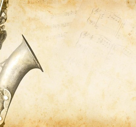 Фон с духовыми инструментами