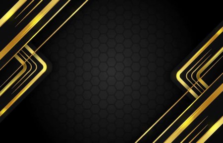 Фон с золотыми линиями