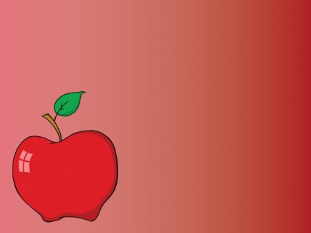 Яблоки мультяшные