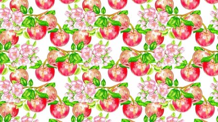 Яблоня с яблоками