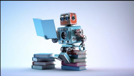 Робот с книжкой