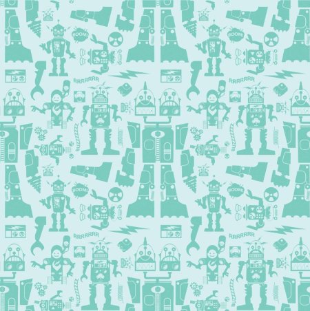 Фон с роботами