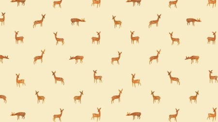 Принт с оленями