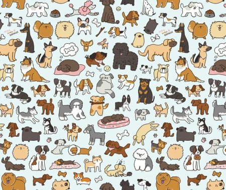 Паттерны с собаками