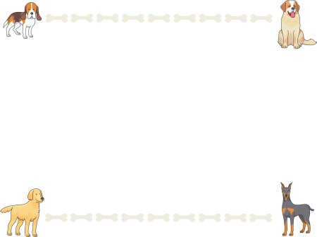 Рамка с собаками