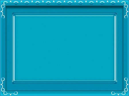 Рамки бирюзового цвета