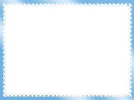 Голубая рамка для презентации
