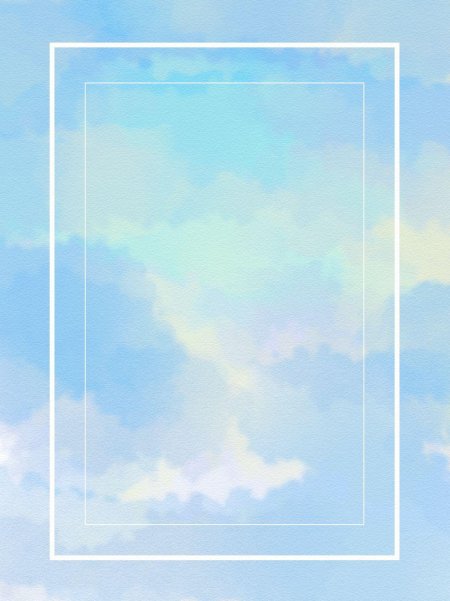 Рамка небо