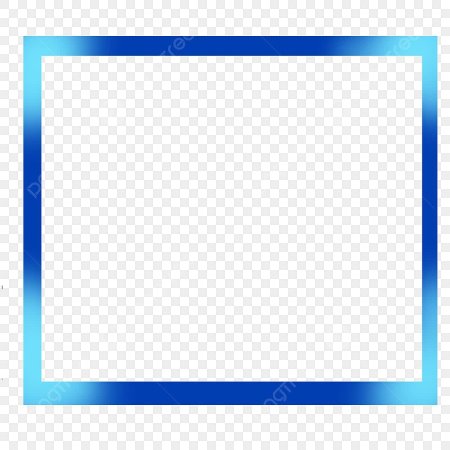 Рамка синяя