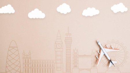 Фон для презентации самолет