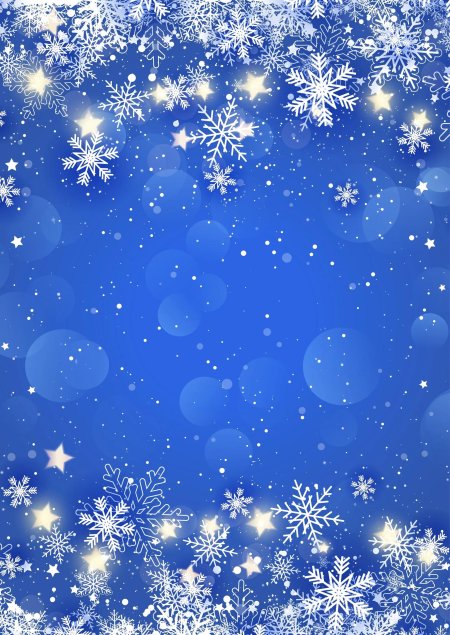 Фон со снежинками