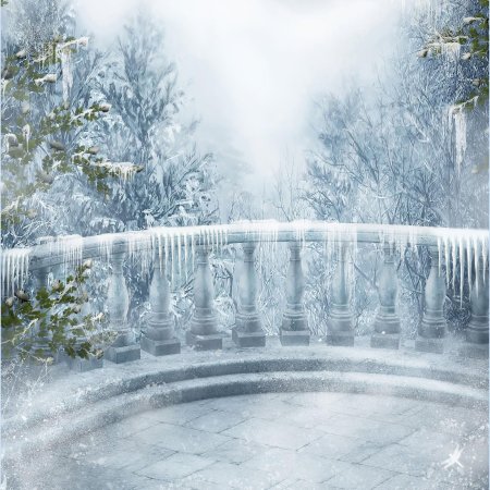 Зимние фоны для фотошопа